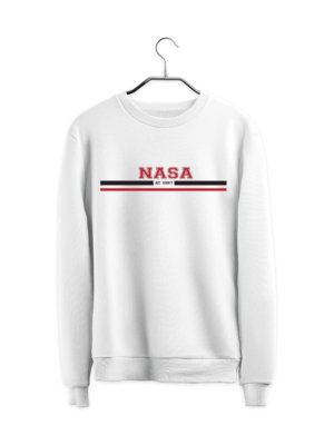 Nasa White Sweatshirt