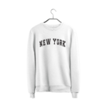 New York Navy White Sweatshirt